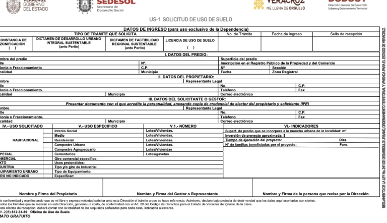 licencia de uso de suelo » Licencias